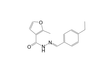 N'-[(E)-(4-ethylphenyl)methylidene]-2-methyl-3-furohydrazide