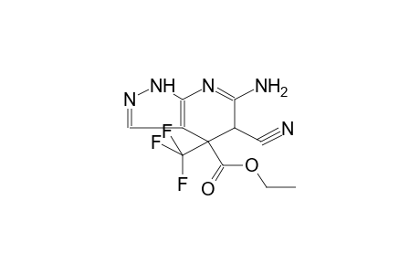 6-AMINO-5-CYANO-4-ETHOXYCARBONYL-4-TRIFLUOROMETHYL-4,5-DIHYDROPYRAZOLO-[3,4-B]PYRIDINE