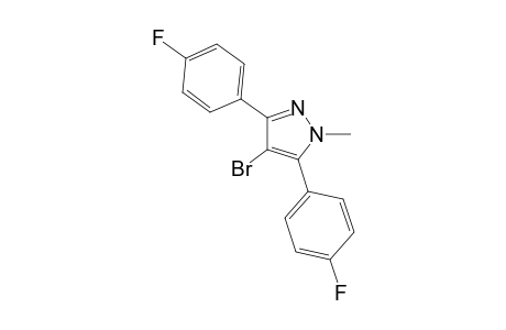 4-bromo-3,5-bis(4-fluorophenyl)-1-methyl-1H-pyrazole