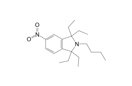 ISOINDOLINE, 2-BUTYL-5-NITRO- 1,1,3,3-TETRAETHYL-,