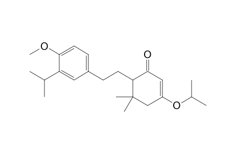 3-isopropoxy-6-[2-(3-isopropyl-4-methoxy-phenyl)ethyl]-5,5-dimethyl-cyclohex-2-en-1-one