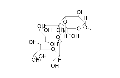 METHYL 3-O-ALPHA-D-MANNOPYRANOSYL-(4-O-BETA-D-GLUCOPYRANOSYL)-BETA-D-GALACTOPYRANOSIDE