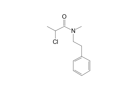 2-Chloropropanoyl amide, N-(2-phenylethyl)-N-methyl-