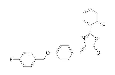 (4Z)-4-{4-[(4-fluorobenzyl)oxy]benzylidene}-2-(2-fluorophenyl)-1,3-oxazol-5(4H)-one