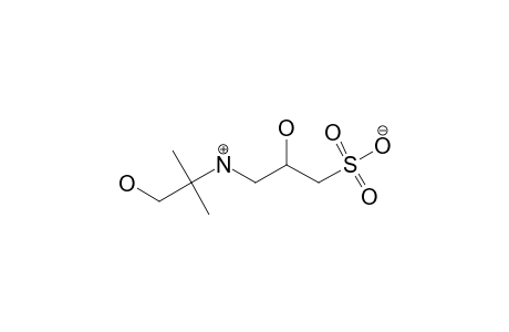 3-[(1,1-dimethyl-2-hydroxyethyl)amino]-2-hydroxy-1-propanesulfonic acid