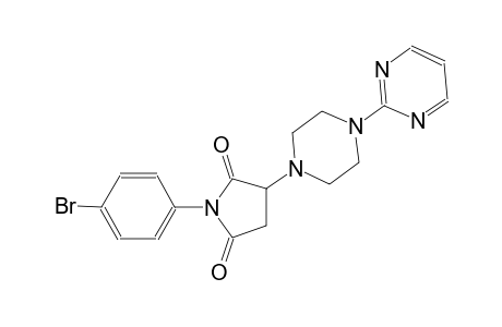 1-(4-bromophenyl)-3-[4-(2-pyrimidinyl)-1-piperazinyl]-2,5-pyrrolidinedione