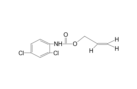 2,4-dichlorocarbanilic acid, allyl ester