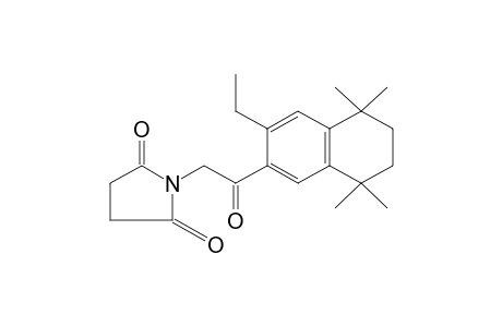 N-[(3-ethyl-5,6,7,8-tetrahydro-5,5,8,8-tetramethyl-2-naphthoyl)methyl]succinimide