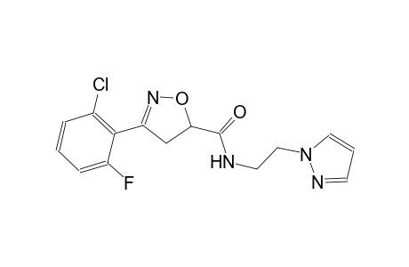 5-isoxazolecarboxamide, 3-(2-chloro-6-fluorophenyl)-4,5-dihydro-N-[2-(1H-pyrazol-1-yl)ethyl]-