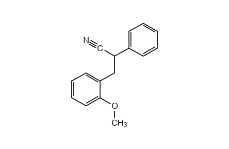 2-(o-methoxyphenyl)-2-phenylpropionitrile