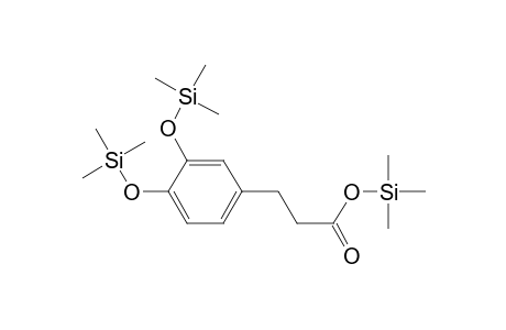 Hydrocinnamic acid, 3,4-bis(trimethylsiloxy)-, trimethylsilyl ester