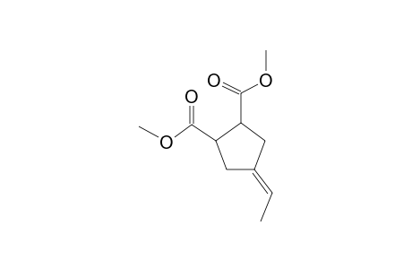 1,2-Cyclopentanedicarboxylic acid, 4-ethylidene-, dimethyl ester