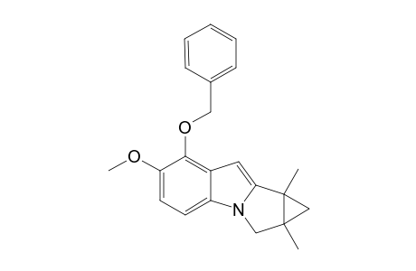 8-Benzyloxy-7-methoxy-1,2-dihydro-1a,1a-dimethyl-3H-1,2-cycloproprpyrrolo[1,2-a]indole