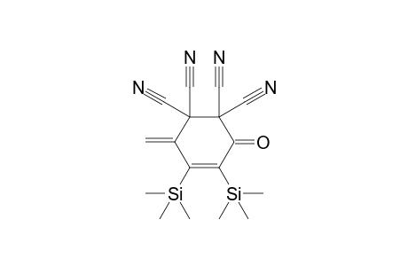 2,3-Bis(trimethylsilyl)-4-methylene-5,5,6,6-tetracyanocyclohex-2-en-1-one