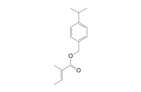 Cymen-7-yl tiglate, para