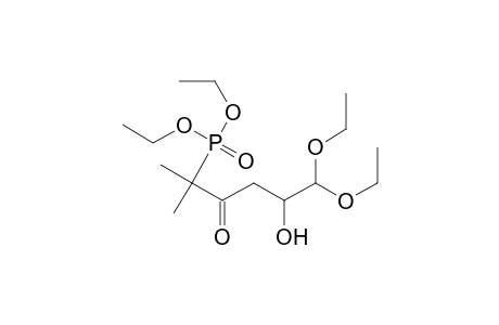 6,6-Diethoxy-2-(diethoxyphosphinyl)-5-hydroxy-2-methyl-3-hexanone
