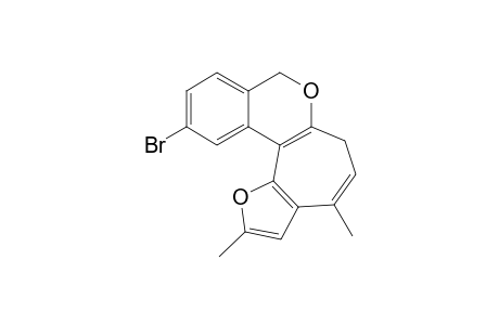 11-Bromo-2,4-dimethylfuro[2',3':3,4]cyclohepta[1,2-c](6,8-H)-isochromene