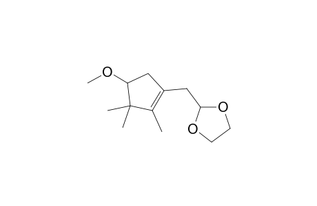 2-[(4-METHOXY-2,3,3-TRIMETHYLCYCLOPENT-1-ENYL)-METHYL]-1,3-DIOXOLANE