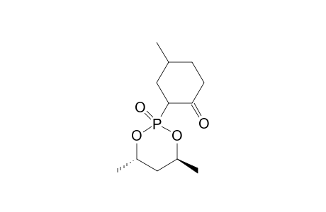 Cyclic (1S,3S)-1,3-Dimethyltrimethylene (5-Methyl-2-oxocyclohexyl) Phosphonate
