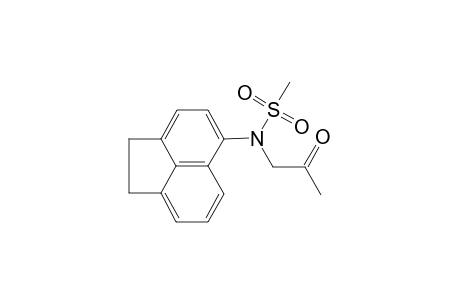 N-(1,2-Dihydro-5-acenaphthylenyl)-N-(2-oxopropyl)methanesulfonamide