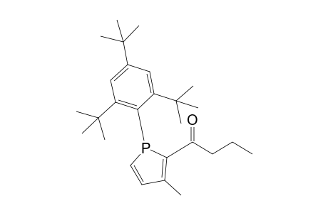 1-(2,4,6-Tri-tert-butyl)phenyl-3-methyl-2-(1-oxobutyl)phosphole