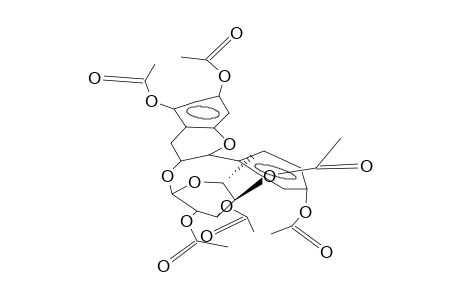 (+)-AFZELECHIN-3-O-A-L-RHAMNOPYRANOSID-HEXAACETATE