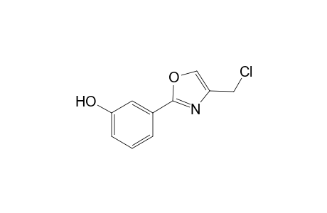 3-(4-(chloromethyl)oxazol-2-yl)phenol