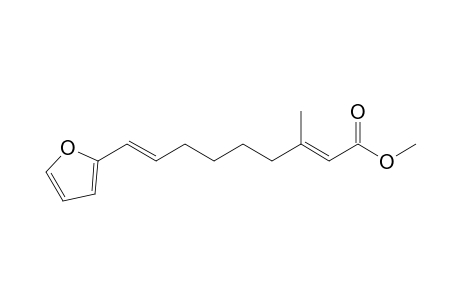 Methyl (2S,8E)-9-(2-furyl)-3-methylnona-2,8-dienoate