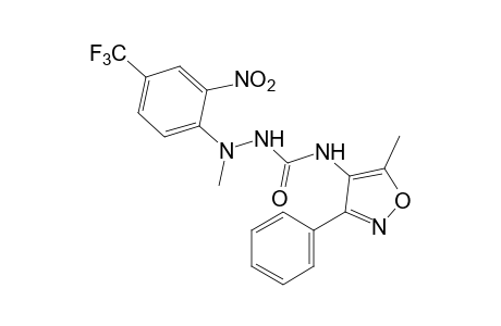 1-Methyl-4-(5-methyl-3-phenyl-4-isoxazolyl)-1-(2-nitro-alpha,alpha,alpha-trifluoro-p-tolyl)semicarbazide