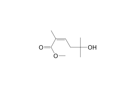 Methyl 2,5-dimethyl-5-hydroxy-2-hexenoate
