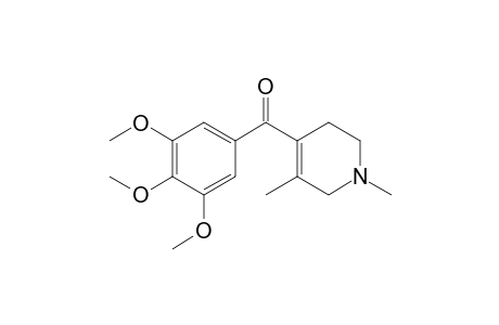 1,3-Dimethyl-1,2,5,6-tetrahydro-4-pyridyl 3',4',5'-trimethoxyphenyl ketone