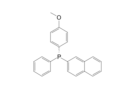 (R)-(-)-(4-Methoxyphenyl)(naphthalen-2-yl)(phenyl)phosphane