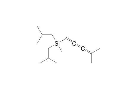 1-(Diisobutyl-methyl-silyl)-4-methyl-1,2,3-pentatriene