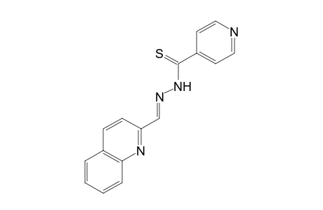 thioisonicotinic acid, [(2-quinolyl)methylene]hydrazide
