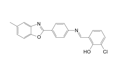 2-[4-(3-chlorosalicylideneamino)phenyl]-5-methylbenzoxazole