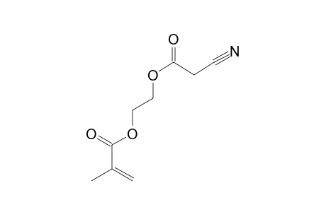 2-Propenoic acid, 2-methyl-, 2-[(2-cyanoacetyl)oxy]ethyl ester