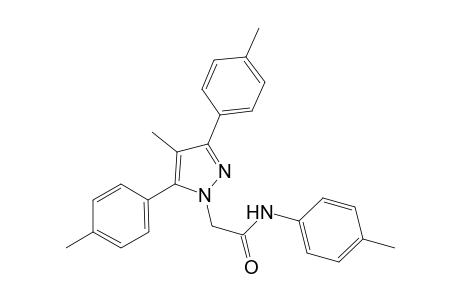 2-[4-methyl-3,5-bis(4-methylphenyl)-1H-pyrazol-1-yl]-N-(4-methylphenyl)acetamide