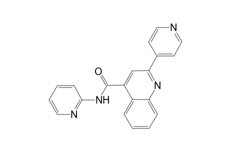 4-Quinolinecarboxamide, N-(2-pyridinyl)-2-(4-pyridinyl)-