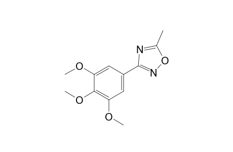 5-methyl-3-(3,4,5-trimethoxyphenyl)-1,2,4-oxadiazole