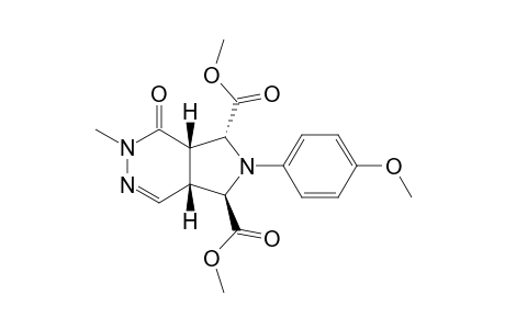 2-METHYL-C-5,T-7-DIMETHOXYCARBONYL-6-(p-METHOXYPHENYL)-6H-R-4A,5,7,C-7A-TETRAHYDRO-PYRROLO-[3,4-D]-PYRIDAZIN-1(2H)-ONE