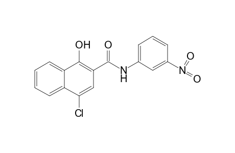 4-chloro-1-hydroxy-3'-nitro-2-naphthanilide