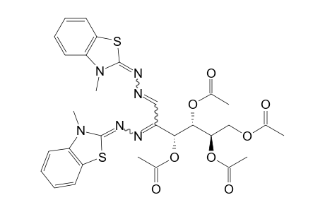 D-arabino-hexasulose, diazine with 3-methyl-2-benzothiazolinone, tetraacetate