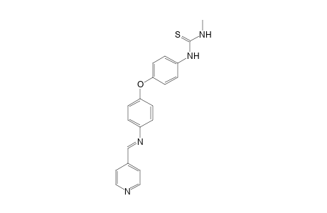 1-methyl-3-{p-{[4-pyridyl)methylene]amino]phenoxy}phenyl}-2-thiourea