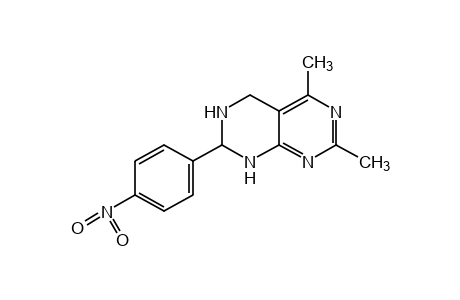 2,4-dimethyl-7-(p-nitrophenyl)-5,6,7,8-tetrahydropyrimido[4,5-d]pyrimidine