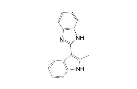 1H-Benzoimidazole, 2-(2-methyl-1H-indol-3-yl)-
