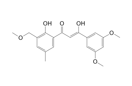 1-(3,5-DIMETHOXYPHENYL)-3-(2'-HYDROXY-3'-METHOXYMETHYL-5'-METHYLPHENYL)-PROPANE-1,3-DIONE