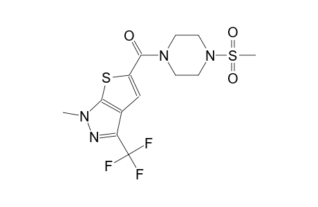 1H-thieno[2,3-c]pyrazole, 1-methyl-5-[[4-(methylsulfonyl)-1-piperazinyl]carbonyl]-3-(trifluoromethyl)-