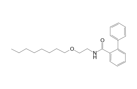 Biphenyl-2-carboxamide, N-(2-octyloxyethyl)-