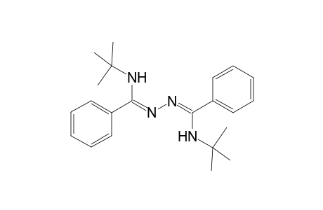 Bis[alpha.-(t-Butyl-amino)benzylidene]hydrazine