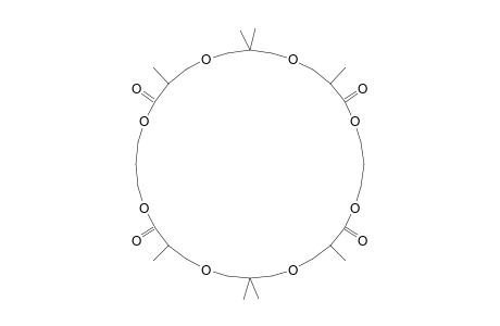 3,11,15,15,19,27,31,31-Octamethyl-1,5,9,13,17,21,25,29-octaoxa-cyclodotriacontane-4,10,20,26-tetrone